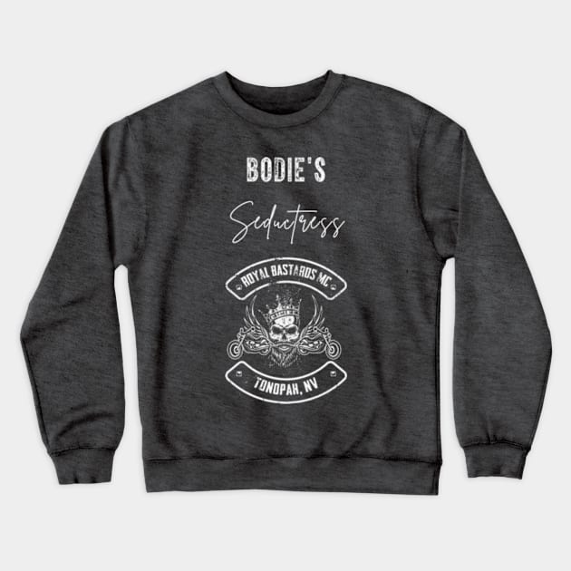 Bodie's Seductress, Royal Bastards MC Crewneck Sweatshirt by Nikki Landis